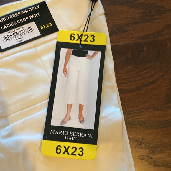 Mario Serrani Italy Ladies Crop Pants NWT - Picture 4 of 5